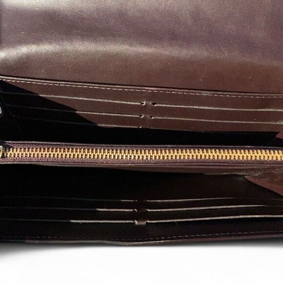 Louis Vuitton Monogram Vernis Portefeuille Sarah Long Wallet - M90152 - Amarante - Picture 10 of 15